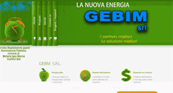 Desktop Screenshot of gebim.it